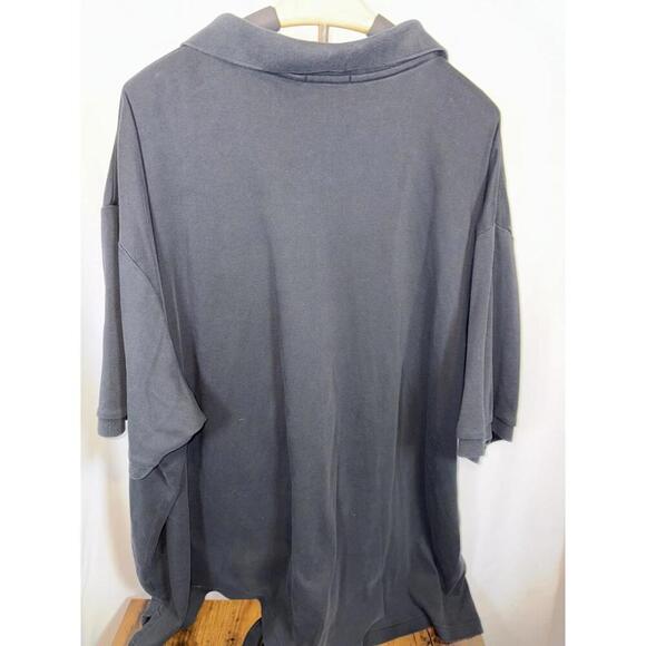 Polo Ralph Lauren Shirt Mens 4XB Black Cotton SS Red Pony - Picture 2 of 5